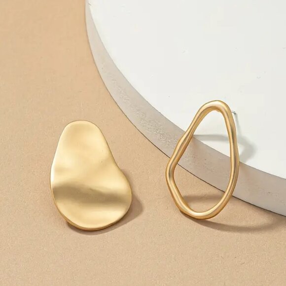14K Gold Filled "Kelsey" Art Deco Earrings